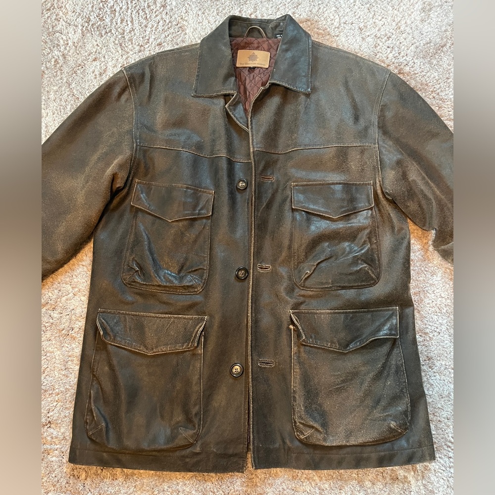 Territory Ahead leather jacket men’s Large